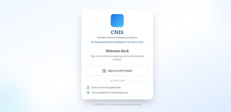CNIS "Climate Nutrition based Intelligent System" – screenshot 2