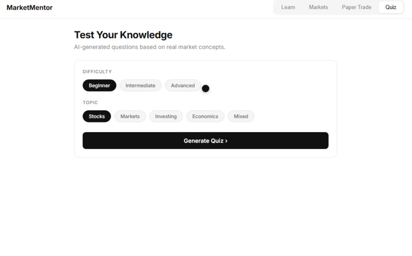 MarketMentor – screenshot 5