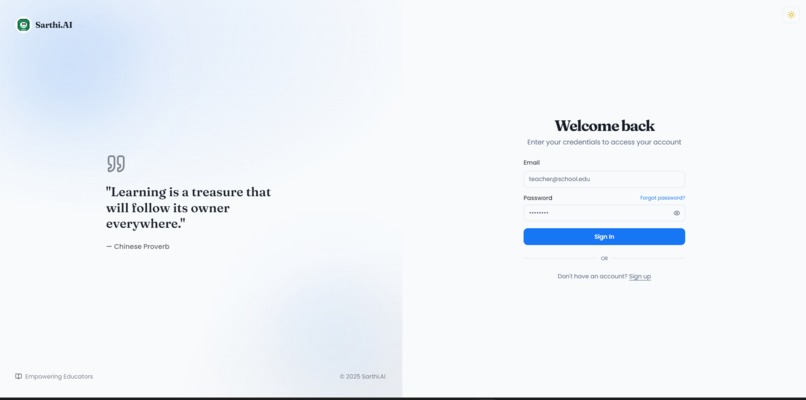 Sarthi.AI – screenshot 2