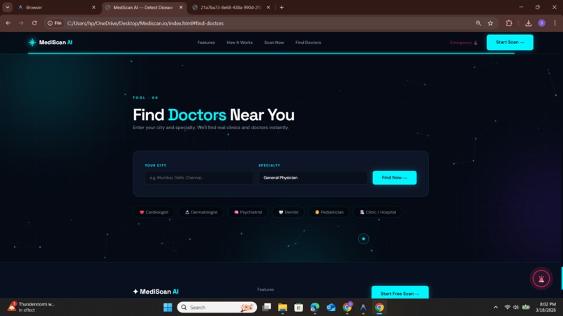 MediScan AI – screenshot 1