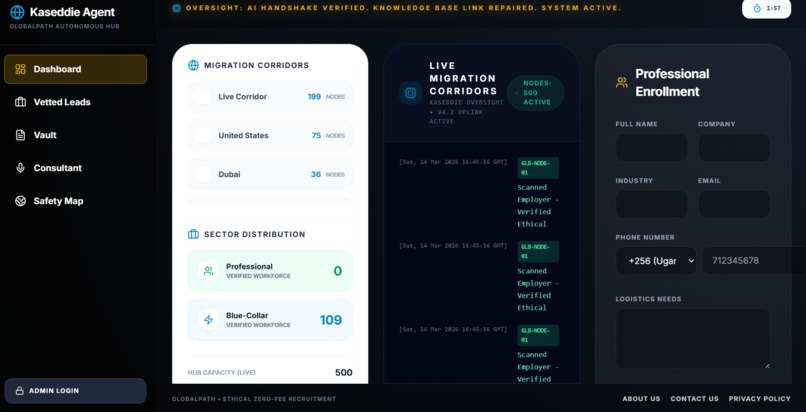 GlobalPath Kaseddie Agent: AI-Vetted B2B Recruitment – screenshot 3