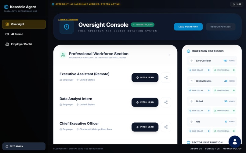 GlobalPath Kaseddie Agent: AI-Vetted B2B Recruitment – screenshot 5