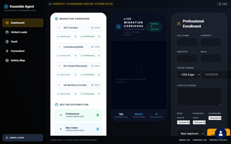 GlobalPath Kaseddie Agent: AI-Vetted B2B Recruitment – screenshot 6