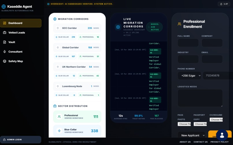 GlobalPath Kaseddie Agent: AI-Vetted B2B Recruitment – screenshot 8