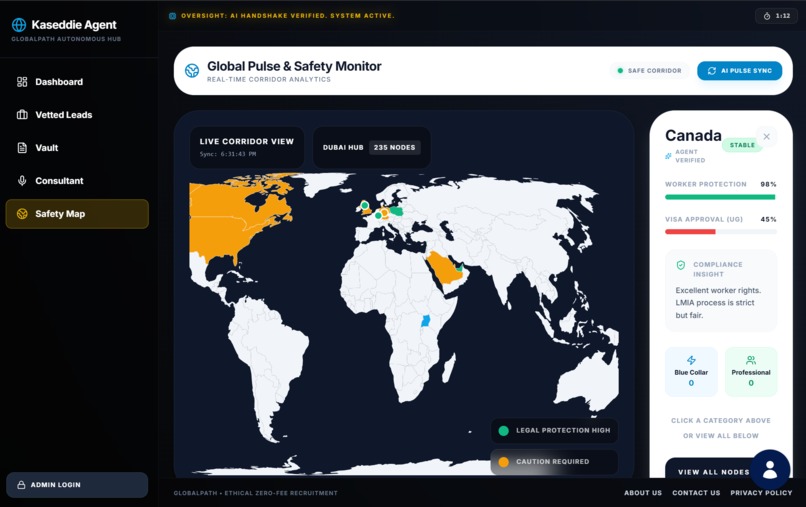 GlobalPath Kaseddie Agent: AI-Vetted B2B Recruitment – screenshot 9