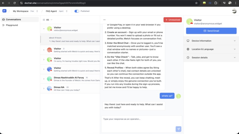 Dochat - AI Support Agents for Your Business – screenshot 5