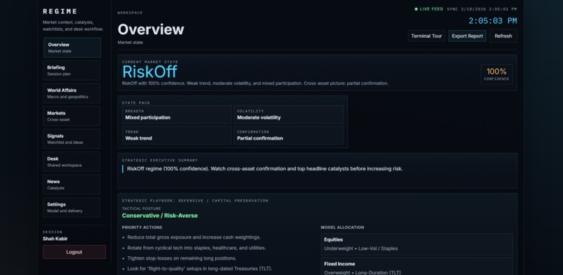 Regime – screenshot 1