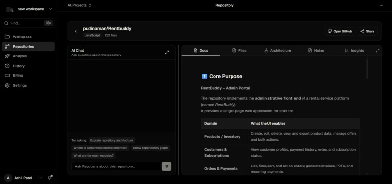 RepoLens – screenshot 4
