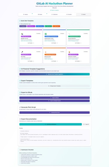 GitLab AI Hackathon Planner Your AI-Powered Co-Pilot  – screenshot 3