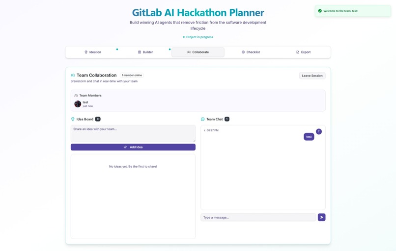 GitLab AI Hackathon Planner Your AI-Powered Co-Pilot  – screenshot 5