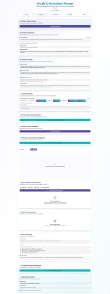 GitLab AI Hackathon Planner Your AI-Powered Co-Pilot  – screenshot 7