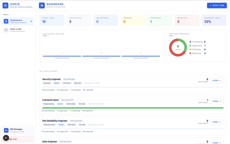 HireIQ – screenshot 2