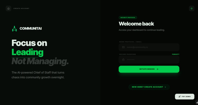 CommunitAI: The AI Chief of Staff for Communities – screenshot 2