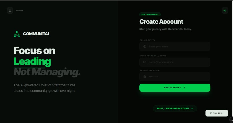 CommunitAI: The AI Chief of Staff for Communities – screenshot 3