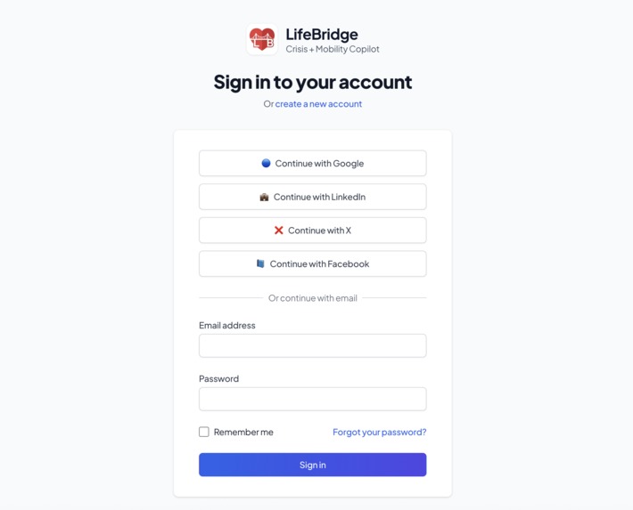LifeBridge – screenshot 1