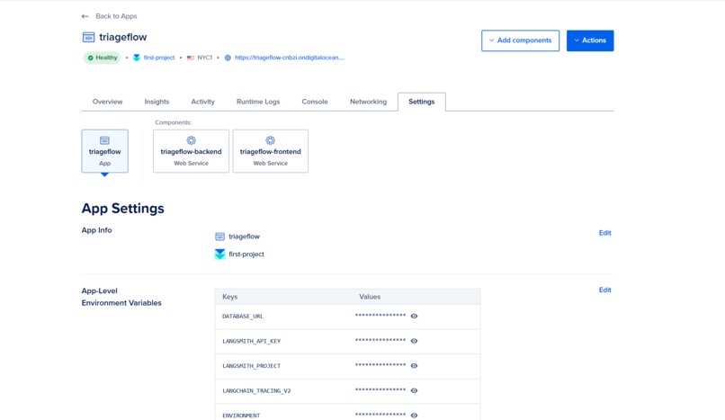 TriageFlow – screenshot 1