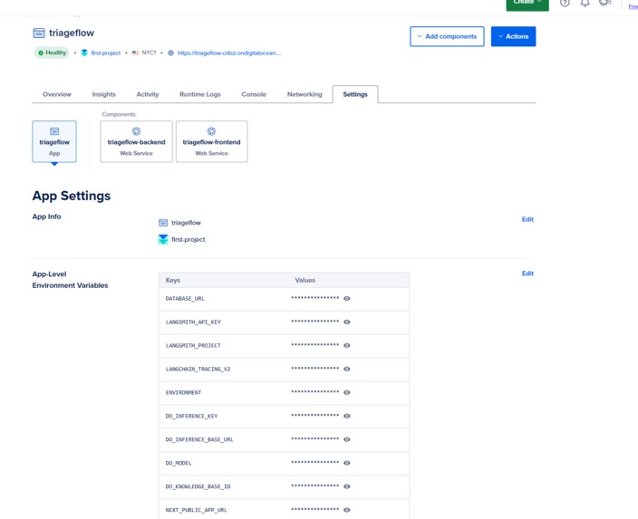 TriageFlow – screenshot 2