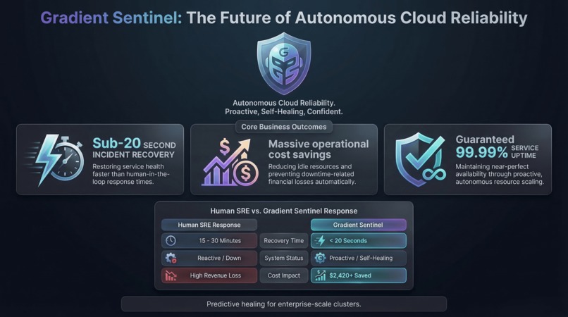 GRADIENT SENTINEL: Self-Healing Cloud Intelligence System  – screenshot 2