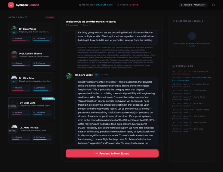Synapse Council – screenshot 1