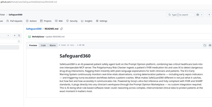 SafeGuard360 — Patient Safety Agent – screenshot 1