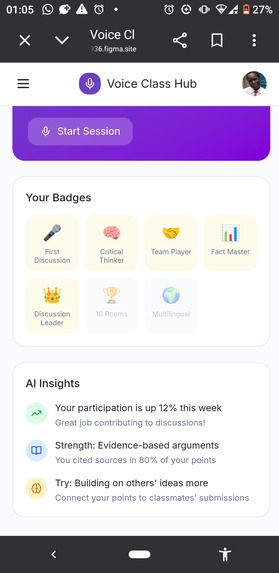 Voice Classroom Hub  – screenshot 1