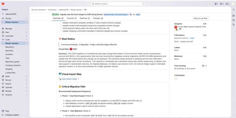 Cross-Service-Impact-Analyzer – screenshot 4