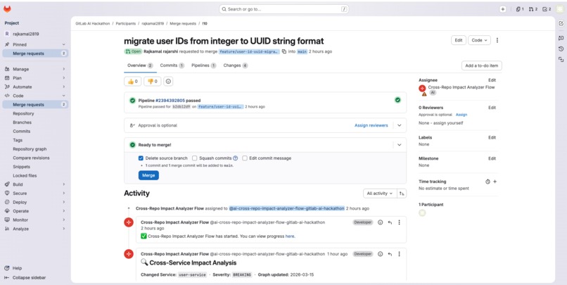 Cross-Service-Impact-Analyzer – screenshot 1
