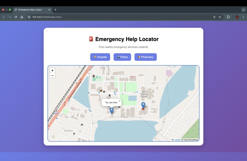 RapidAid – Emergency Help Locator – screenshot 2