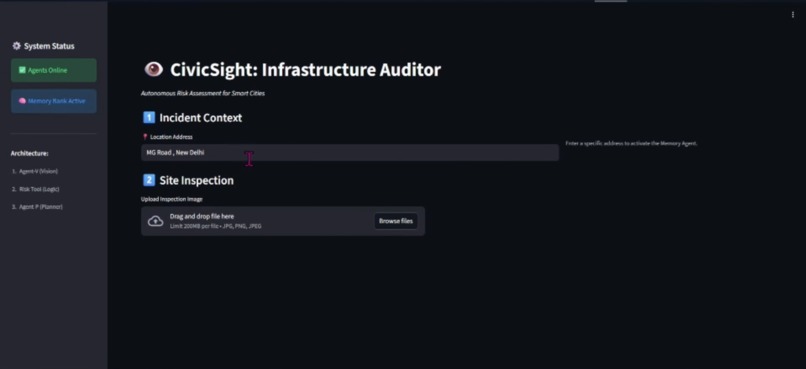 CivicSight: AI-Powered Infrastructure Auditor – screenshot 2