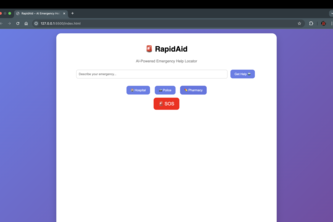 AI-Powered Emergency Help Locator