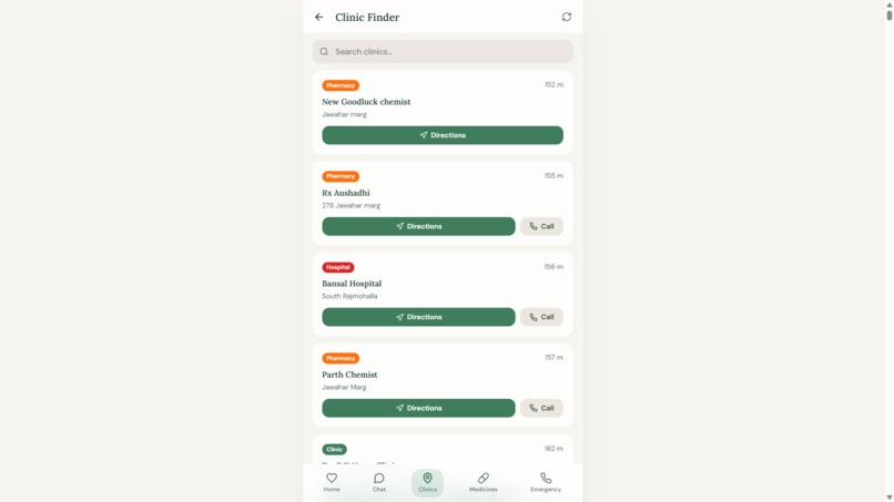 MedSaathi — AI Health Assistant for Bharat – screenshot 3