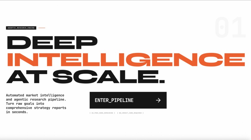 InsightSprint: Deep Intelligence at Scale – screenshot 1
