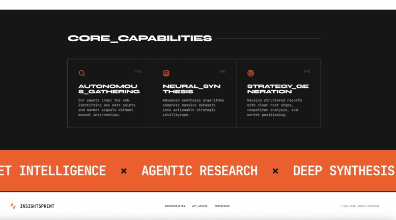 InsightSprint: Deep Intelligence at Scale – screenshot 2
