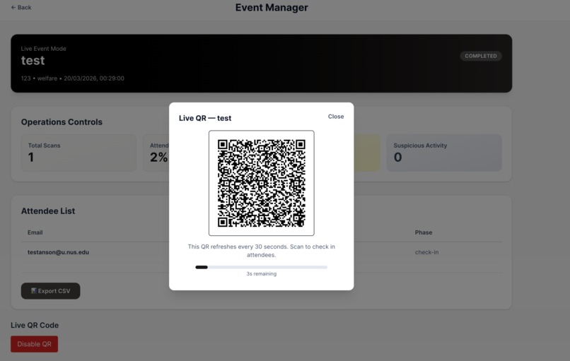 Attendify  – screenshot 1