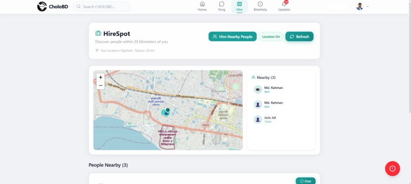 CholoBD – Real-Time Help & Ride Network for Bangladesh – screenshot 4