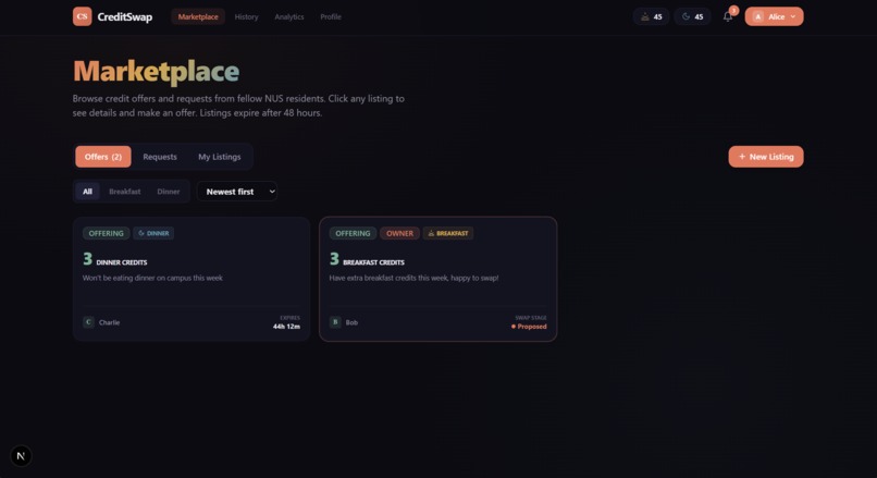 CreditSwap – screenshot 4