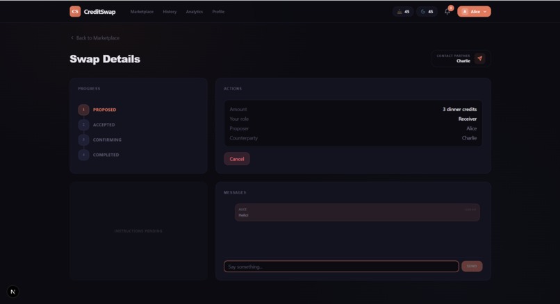 CreditSwap – screenshot 7