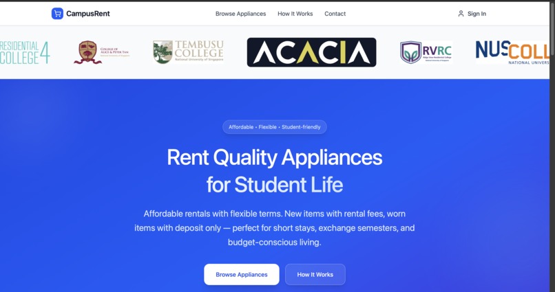 RentCampus (RC) – screenshot 1
