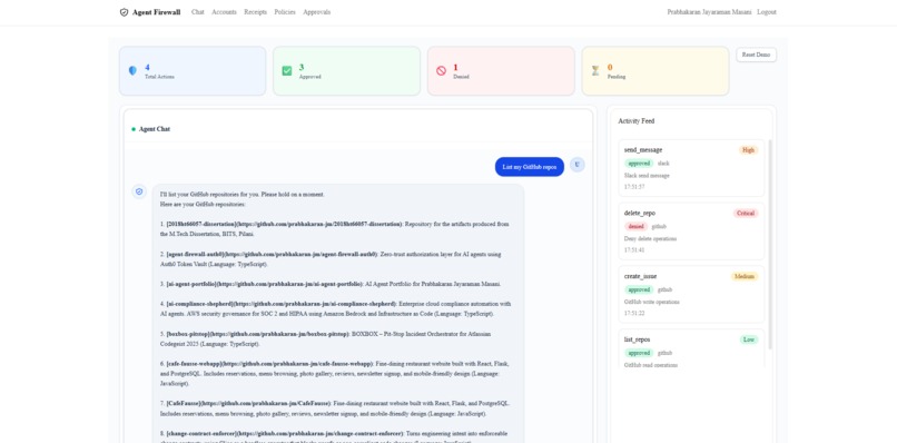 Agent Firewall – screenshot 3
