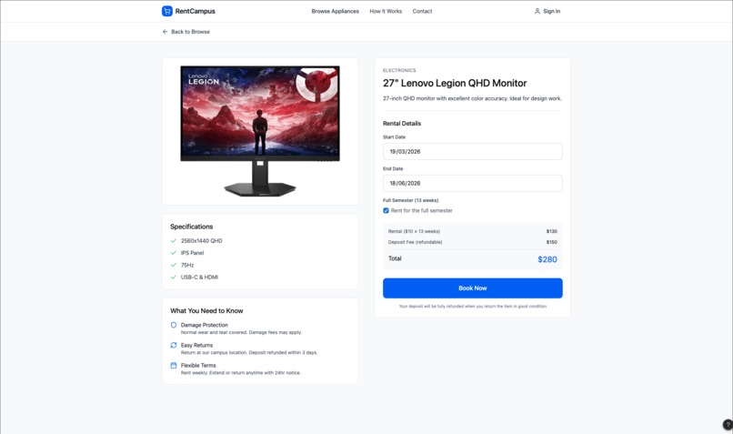 RentCampus (RC) – screenshot 3