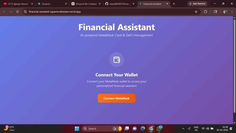 Personalized Financial Assistant – screenshot 1