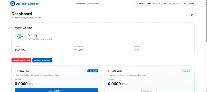 Sage: Smart DeFi Vault  – screenshot 4