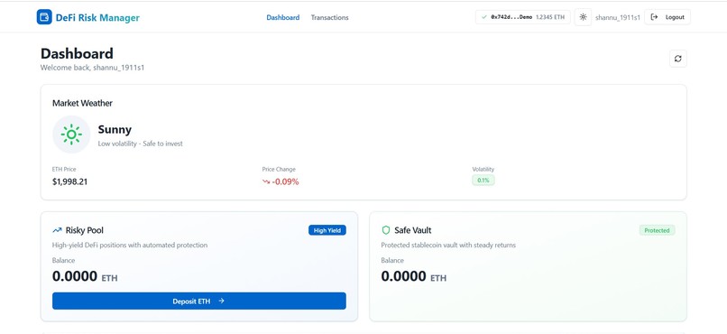 Sage: Smart DeFi Vault – screenshot 3
