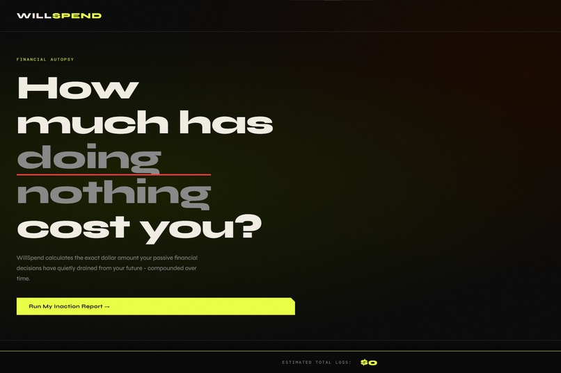 WillSpend – screenshot 1