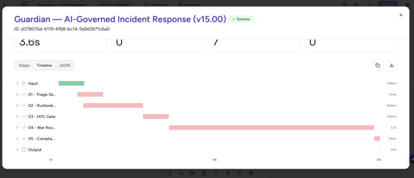 Guardian — AI-Governed Incident Response – screenshot 5