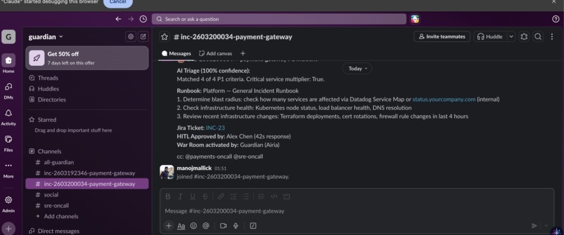 Guardian — AI-Governed Incident Response – screenshot 8