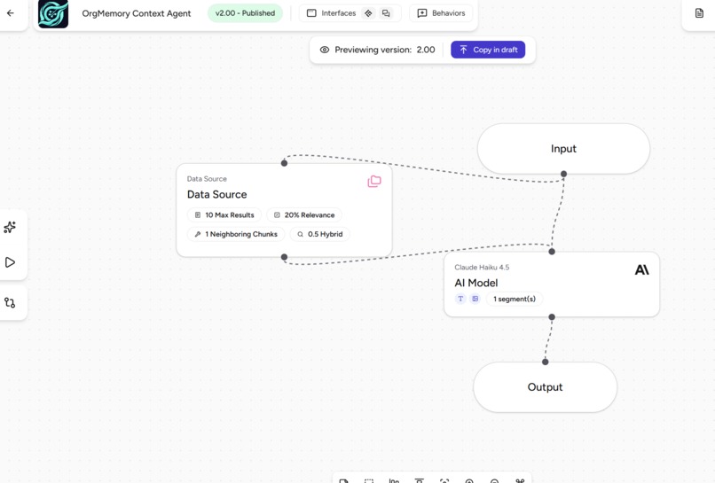 OrgMemory – screenshot 2