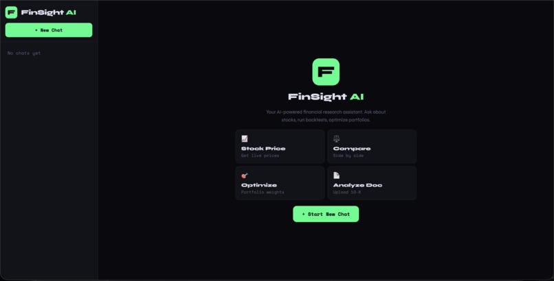 FinSight AI – screenshot 1
