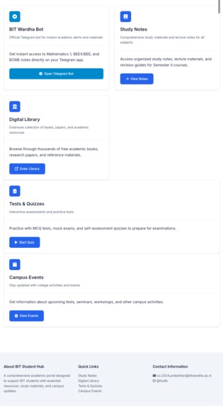 BIT STUDENT HUB – screenshot 2