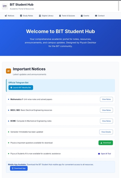 BIT STUDENT HUB – screenshot 3
